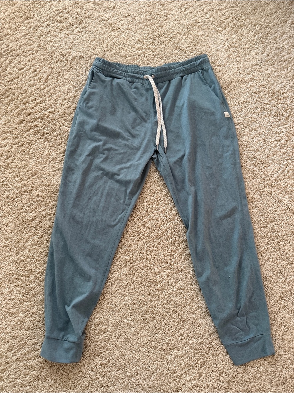 Vuori Teal Blue Women's Jogger Pants with Drawstring